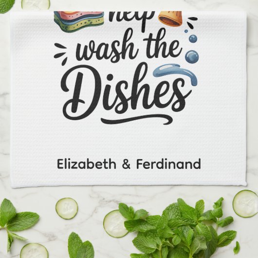 Personalized Blessed are Those who Help Wash Theedoek (Gevouwen)