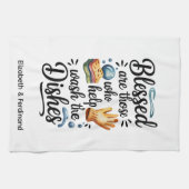 Personalized Blessed are Those who Help Wash Theedoek (Horizontaal)