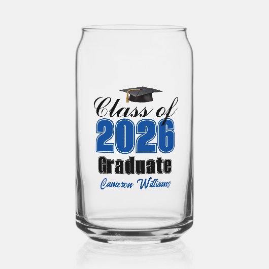 Personalized Blue Class of 2026 Graduation (Recto)