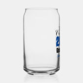 Personalized Blue Class of 2026 Graduation Blikvorm Glas (Rechts)