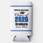Personalized Blue Class of 2026 Graduation Party (Voorkant)