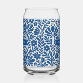 Personalized Blue Folk Floral Nordic Custom (Gauche)