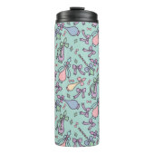 Personalized Bookish Girly Cute Bow Name Perfume Thermosbeker (Voorkant)