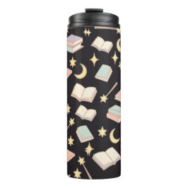 Personalized Bookish Girly Dark Magic Cute Name Thermosbeker