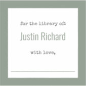 Personalized Bookplate Stickers (Devant)