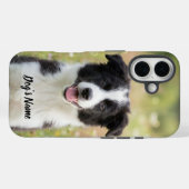Personalized Border Collie Photo and Name Case-Mate iPhone Case (Achterkant (horizontaal))