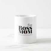 Personalized Boss Mom Mug – Custom Strong Mom Gift (Centre)