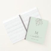 Personalized Botanical Sage Gratitude Journal (Intérieur)