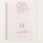 Personalized Botanical Watercolor Monogram Pink (Devant)