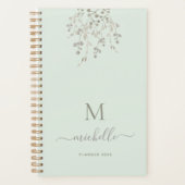 Personalized Botanical Watercolor Monogram Sage (Devant)