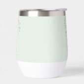 Personalized Botanical Watercolor Monogram Sage (Gauche)