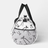 Personalized Bow Pattern Chic Black & white Plunjezak (Rechts)