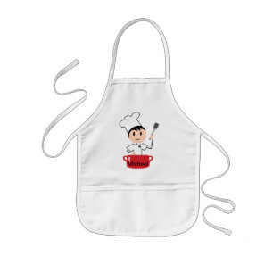 Personalized Boy Chef Kinder Schort