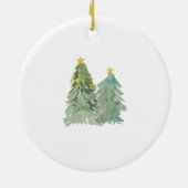 Personalized Boy Newborn Christmas Truck Ornament (Achterkant)