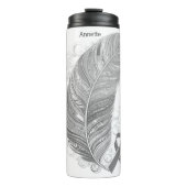 Personalized Brain Cancer Awareness Thermosbeker (Voorkant)