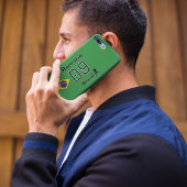 Personalized Brasil Soccer Legend Jersey Number Case-Mate iPhone Case