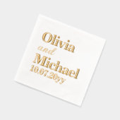 Personalized Bride and Groom Wedding Reception (Gauche)