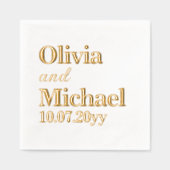 Personalized Bride and Groom Wedding Reception (Recto)