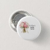 Personalized Bride Squad Button (Voorkant /achterkant)