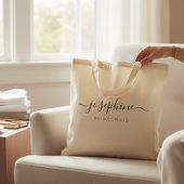 Personalized Bridesmaid Proposal Name Wedding Tote Bag