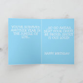 Personalized Brother's Birthday Greeting Card  Kaart (Binnen)