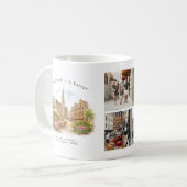 Personalized Brussels Belgium Travel Photo Mug (Devant gauche)