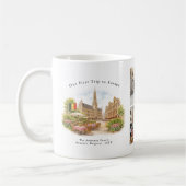 Personalized Brussels Belgium Travel Photo Mug (Gauche)