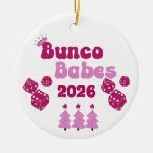 Personalized Bunco Babe Annual Ornament (Voorkant)