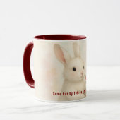 Personalized Bunny Mug  (Devant gauche)