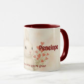 Personalized Bunny Mug  (Devant droit)