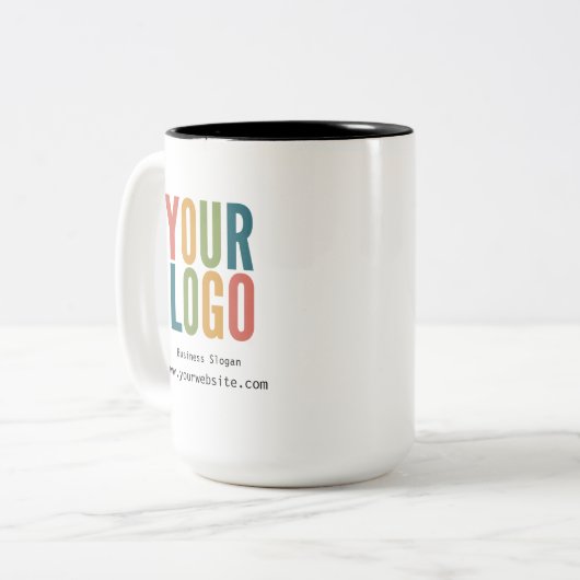 Personalized Business Logo Coffee Mug (Devant gauche)