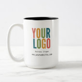 Personalized Business Logo Coffee Mug (Gauche)