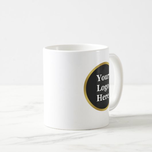 Personalized Business Mug with Text & Photo (Devant droit)