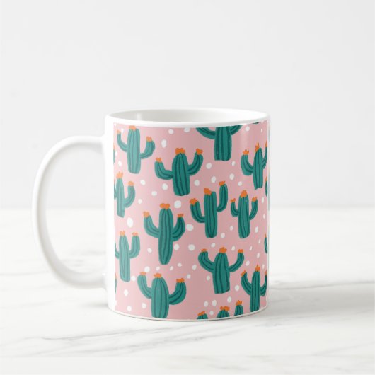 Personalized Cacti Coffee Mug (Gauche)