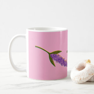 Personalized Calm & Serenity Floral Aesthetic Pink Koffiemok