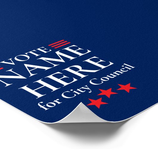 Personalized Campaign Election Poster (Hoek)