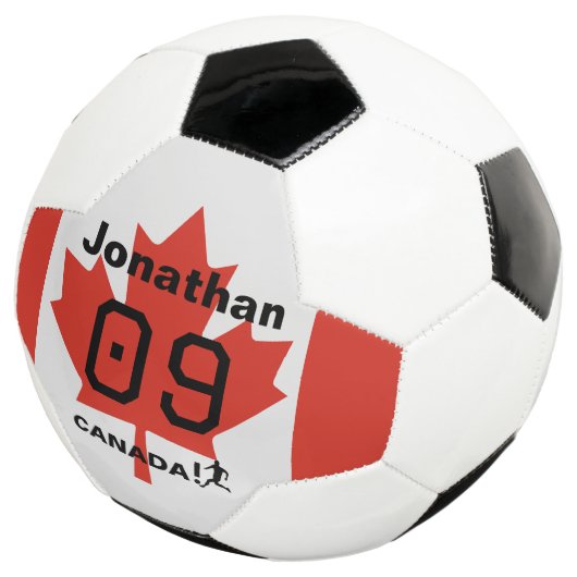 Personalized Canada Maple Leaf Soccer Gift (3/4)