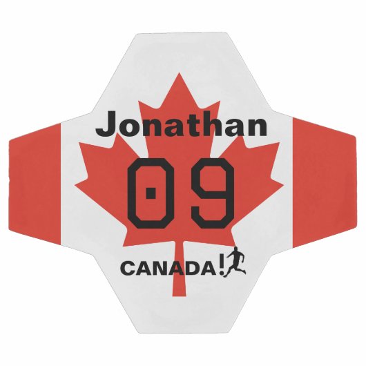 Personalized Canada Maple Leaf Soccer Gift (Plat)