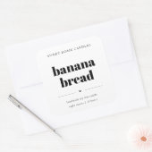 Personalized Candle Label, Boutique Vierkante Sticker (Envelop)