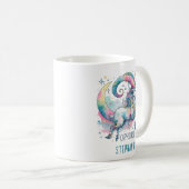 Personalized Capricorn Zodiac Goat Astrology Koffiemok (Voorkant rechts)