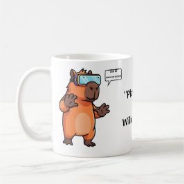 Personalized Capybara Gamer Coffee Cup Koffiemok