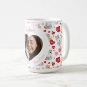 Personalized Cat Mom Mug | Custom Photo and Name (Devant droit)