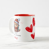 Personalized Cat Themed Christmas Mug (Devant gauche)
