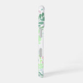 Personalized Cavalier - Mint Green Floral iPhone 16 Hoesje (Rechterkant)