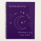 Personalized Celestial Planner Notebook (Devant)