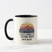 Personalized Ceramic Mug | Two-Tone Adventure (Gauche)