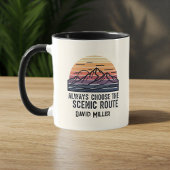 Personalized Ceramic Mug | Two-Tone Adventure
