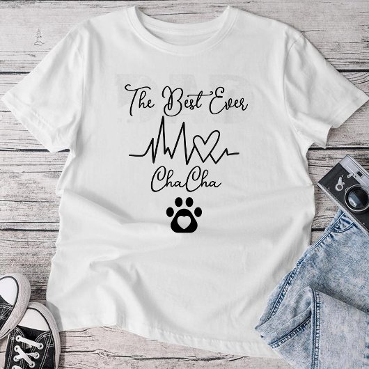 Personalized "Cha Cha" Cat Name, Cat Lover  T-shirt