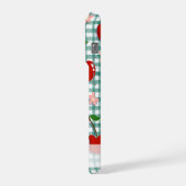 Personalized Cherry on Green Gingham Phone Case –  (Côté gauche)