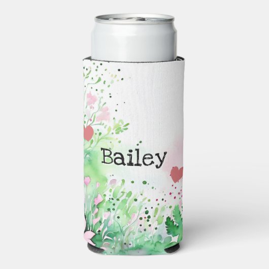 Personalized Chibi Toad in Pink and Green (Seltzer Achterkant)